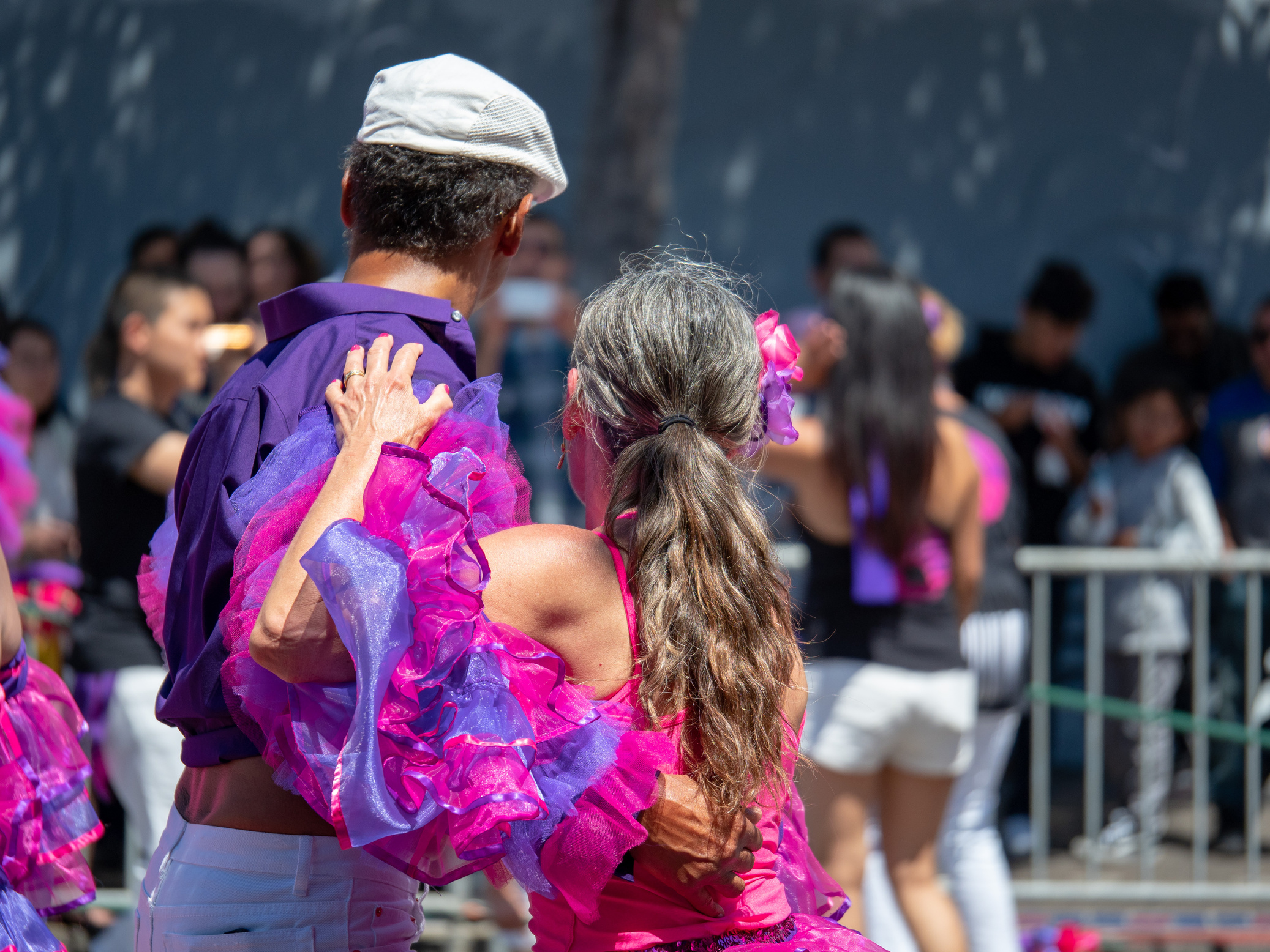 Salsa Dancers on a Parade